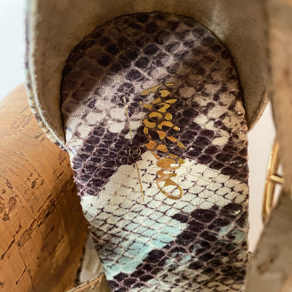 Massimo wedge Python sandals - Picture 5 of 8